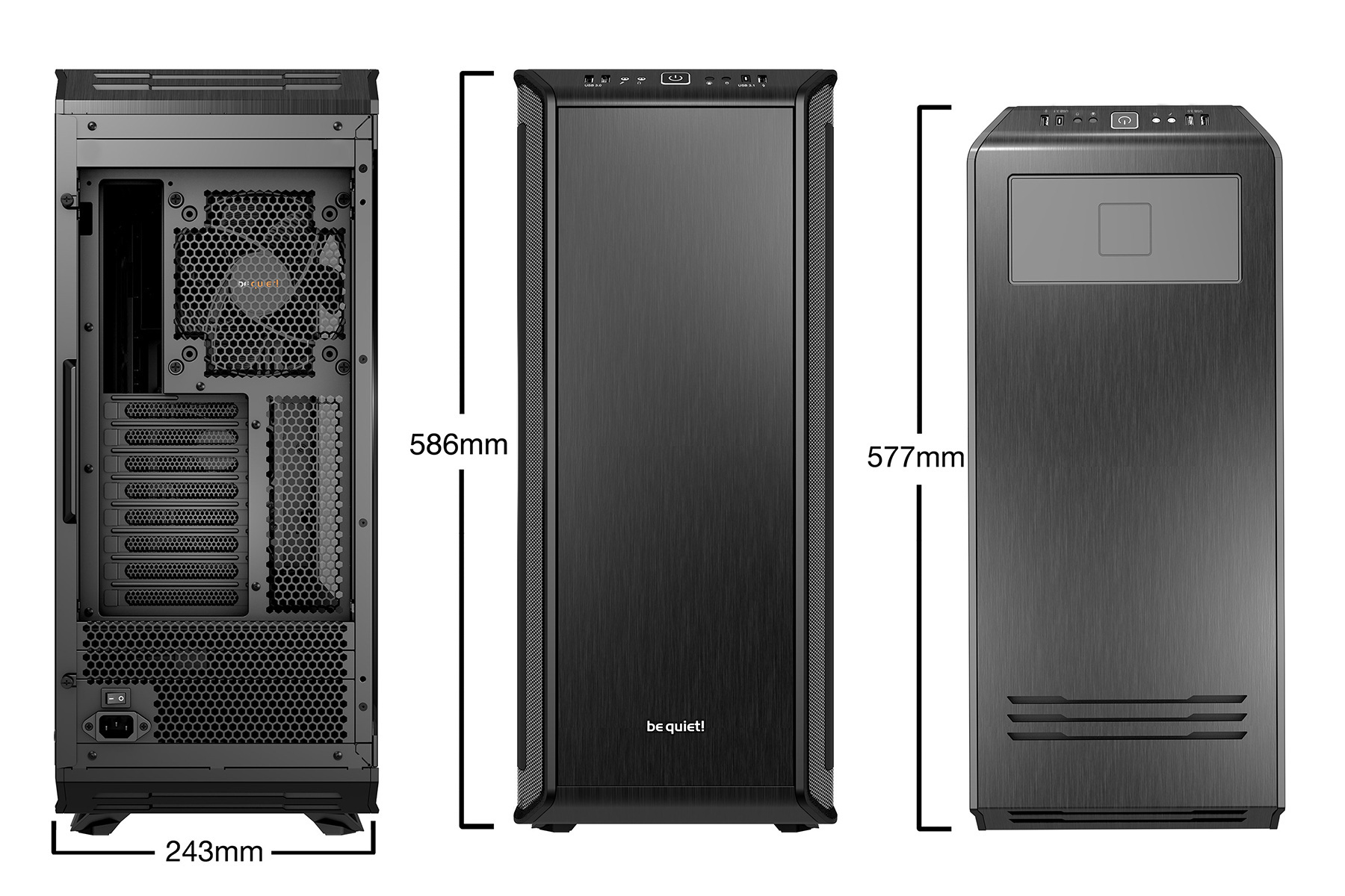 Obudowa do komputera be quiet! Dark Base Pro 900 Black Rev.2 (BGW15)