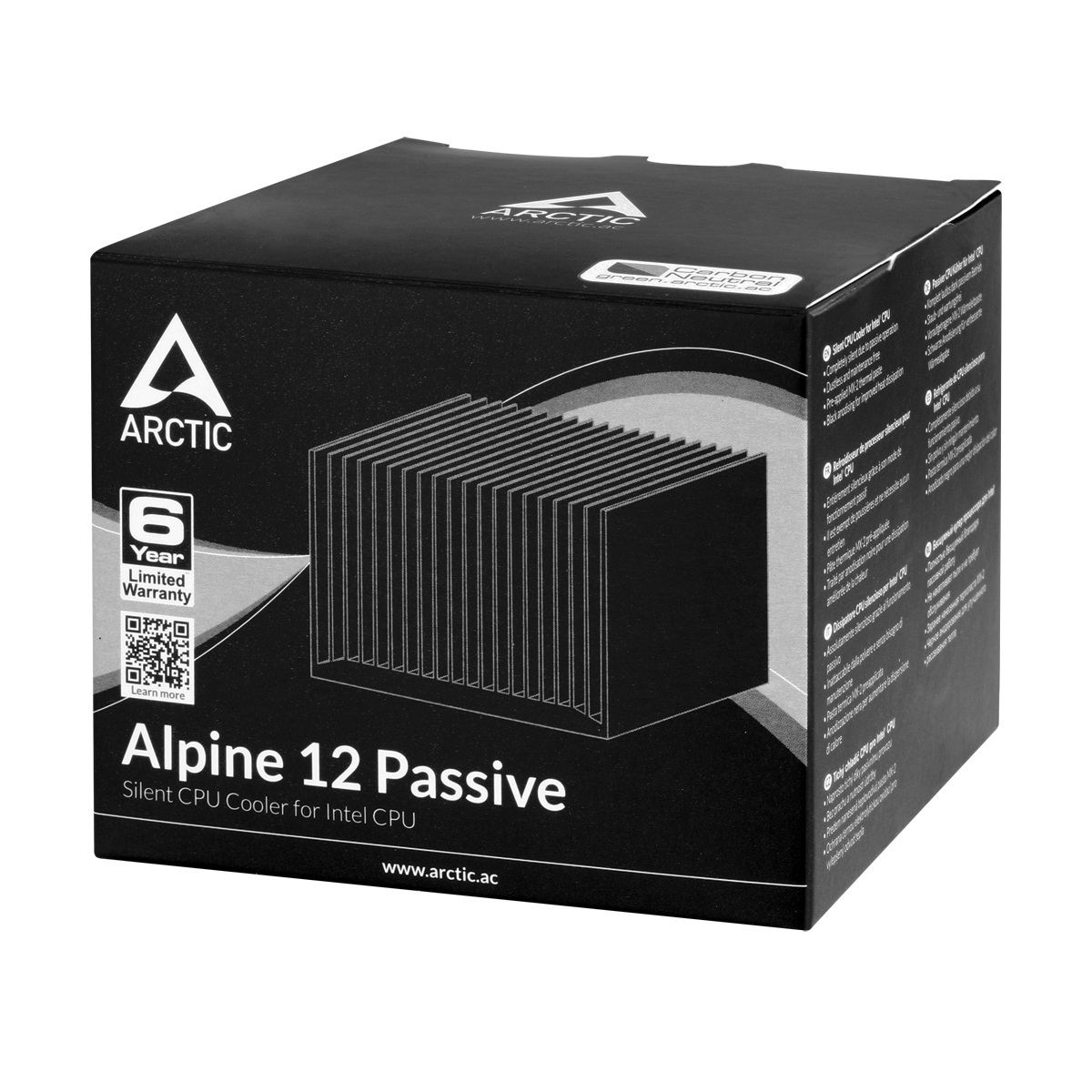 Pasywne chłodzenie procesora Arctic Alpine 12 Passive