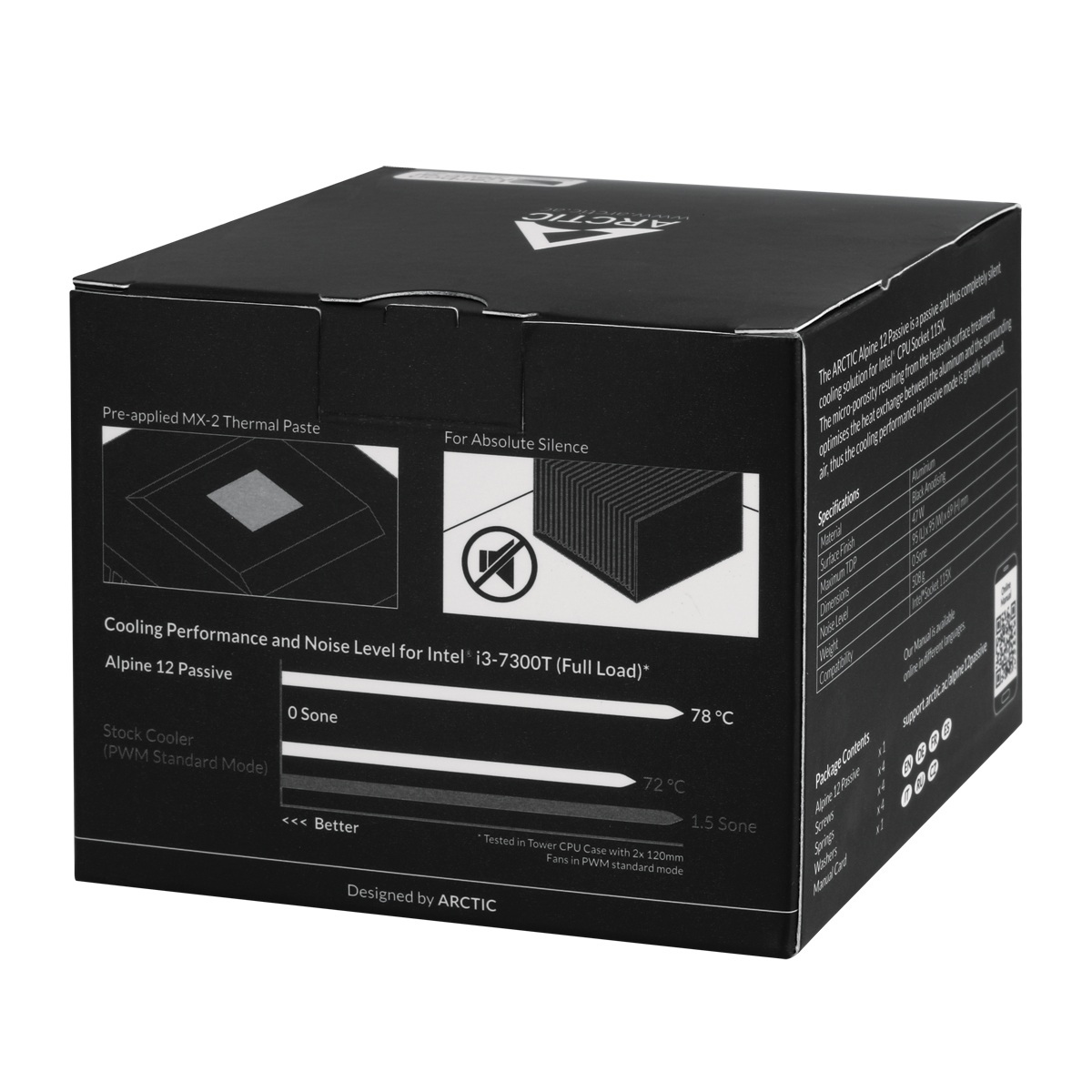 Pasywne chłodzenie procesora Arctic Alpine 12 Passive