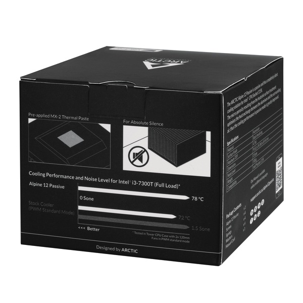 Zdjęcie produktu: Pasywne chłodzenie procesora Arctic Alpine 12 Passive