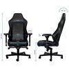 Miniatura zdjęcia: Fotel noblechairs HERO, czarny, złote obszycie