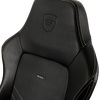 Miniatura zdjęcia: Fotel noblechairs HERO, czarny, złote obszycie