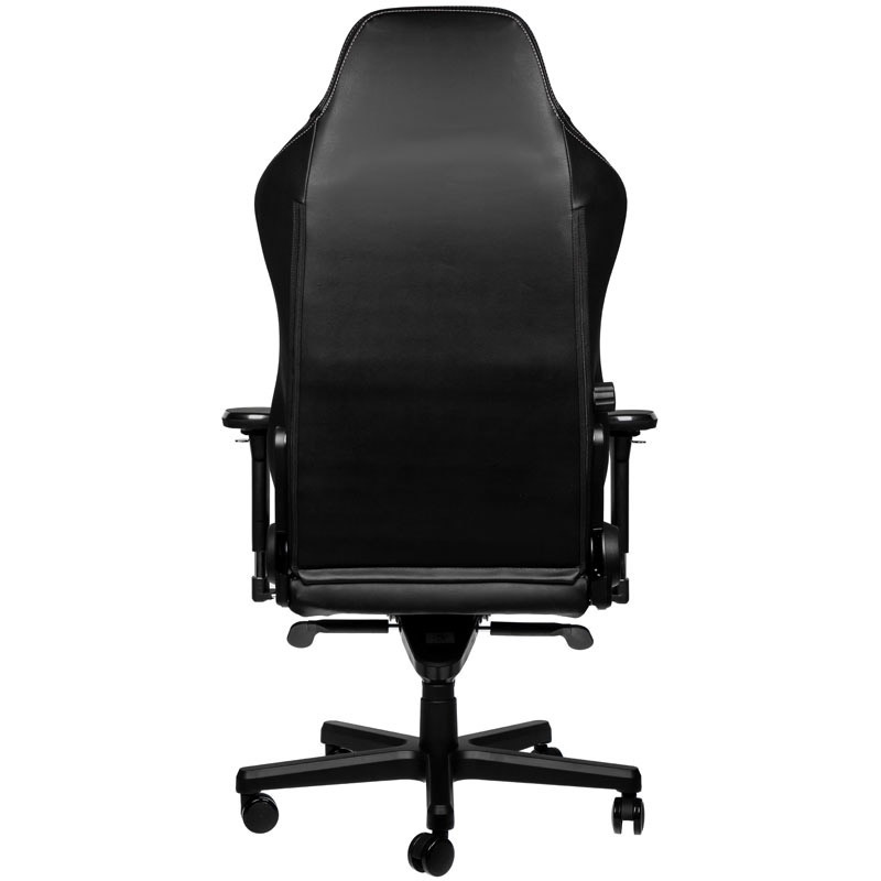 Fotel noblechairs HERO, czarny, białe obszycie