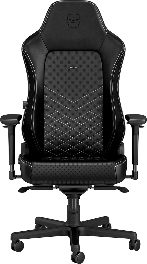 Zdjęcie produktu: Fotel noblechairs HERO, czarny, białe obszycie
