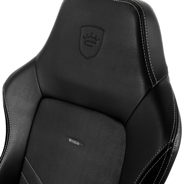 Zdjęcie produktu: Fotel noblechairs HERO, czarny, białe obszycie