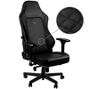Fotel noblechairs HERO, czarny, czarne obszycie