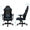 Miniatura zdjęcia: Fotel noblechairs HERO, czarny, czarne obszycie