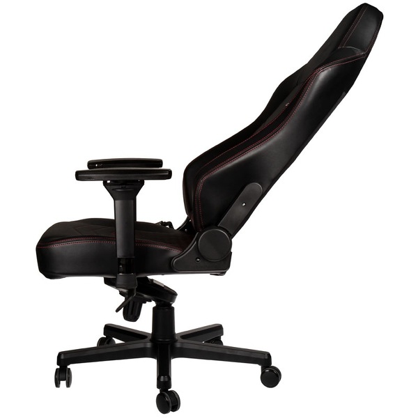 Zdjęcie produktu: Fotel noblechairs HERO, naturalna skóra, czarny, czerwone obszycie Zdjęcie produktu: Fotel noblechairs HERO, naturalna skóra, czarny, czerwone obszycie
