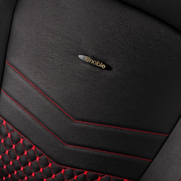 Zdjęcie produktu: Fotel noblechairs HERO, naturalna skóra, czarny, czerwone obszycie Zdjęcie produktu: Fotel noblechairs HERO, naturalna skóra, czarny, czerwone obszycie