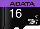 Miniatura zdjęcia: Karta ADATA microSDHC UHS-I 16GB read 50MB/s + Adapter SD