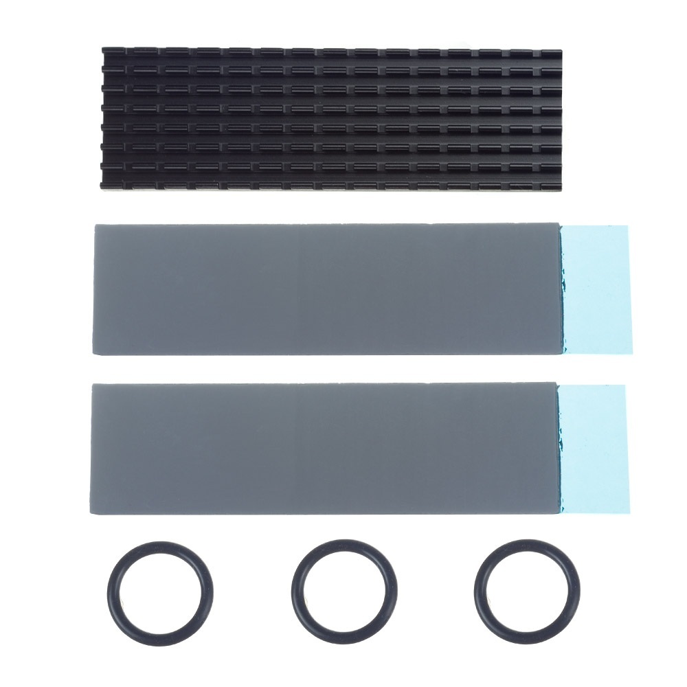 Gelid SubZero M.2 Black, czarny radiator z termopadami na dyski M.2 (HS-M2-SSD-A-1)