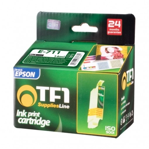 Tusz TFO E-711 Epson T0711 (T0711) Black 14ml !