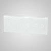 Touchme Duży panel 86x228mm szklany, 3 x przycisk podwójny, biały TM702702702W
