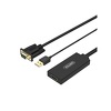 Miniatura zdjęcia: Unitek Adapter VGA do HDMI + Audio (Y-8711) Miniatura zdjęcia: Unitek Adapter VGA do HDMI + Audio (Y-8711)
