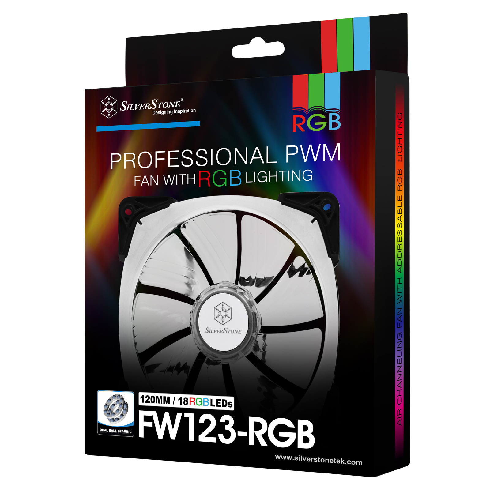 Wentylator SilverStone FW Series 120mm RGB PWM (FW123-RGB)