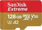 Miniatura zdjęcia: Karta SanDisk Extreme microSDXC 128GB 160/90 MB/s A2 C10 V30 UHS-I U3 Mobile (SDSQXA1-128G-GN6MA)