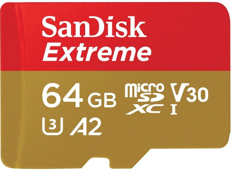 Zdjęcie produktu: Karta SanDisk Extreme microSDXC 64GB 160/60 MB/s A2 C10 V30 UHS-I U3 Mobile (SDSQXA2-064G-GN6MA)