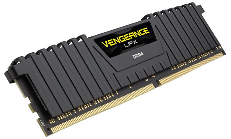 Pamięć Corsair Vengeance LPX DDR4 16GB (1x16GB) 3000MHz CL16 Black CMK16GX4M1D3000C16