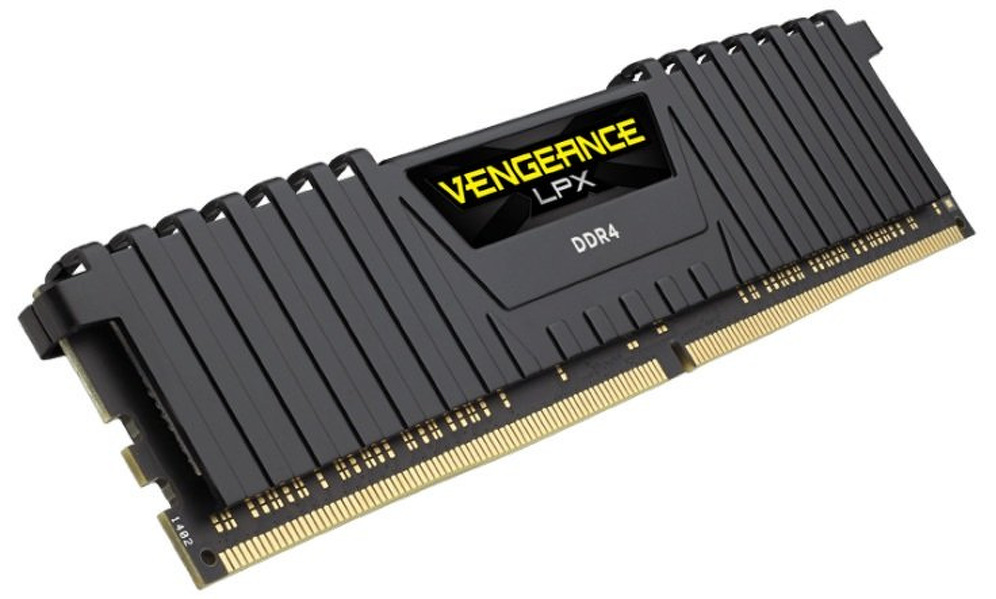 Zdjęcie produktu: Pamięć Corsair Vengeance LPX DDR4 16GB (1x16GB) 3000MHz CL16 Black CMK16GX4M1D3000C16