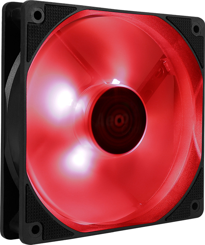 Wentylator Aerocool Motion 12 Plus Red LED 120mm