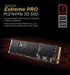 Miniatura zdjęcia: Dysk SanDisk Extreme PRO 1TB M.2 NVMe 3D 3400/2800MBs (SDSSDXPM2-1T00-G25)