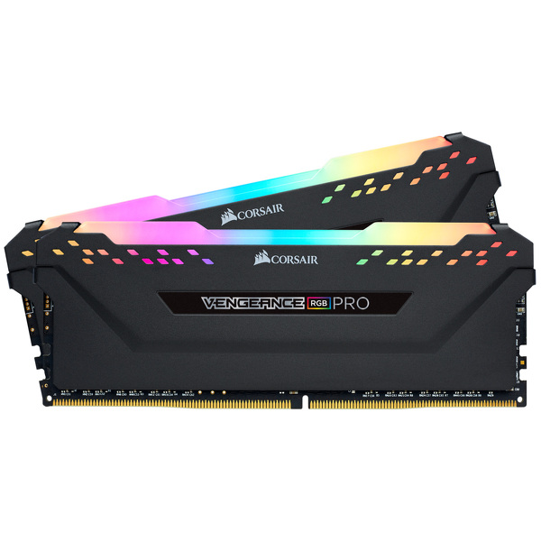 Zdjęcie produktu: Pamięć Corsair Vengeance RGB PRO LED DDR4 16GB (2x8GB) 3000MHz CL15 Black CMW16GX4M2C3000C15