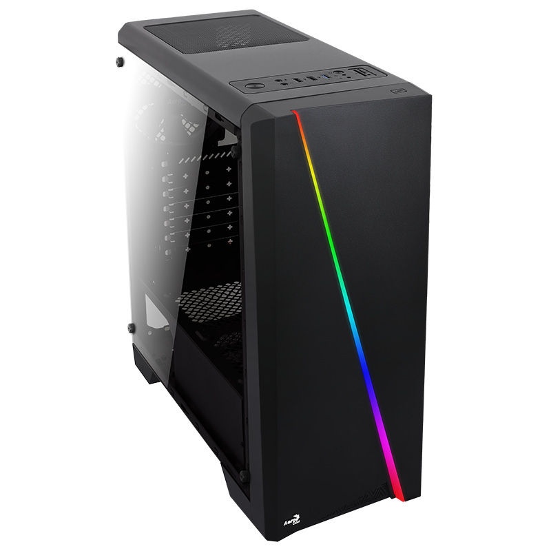 Obudowa do komputera Aerocool Cylon RGB Black Glass