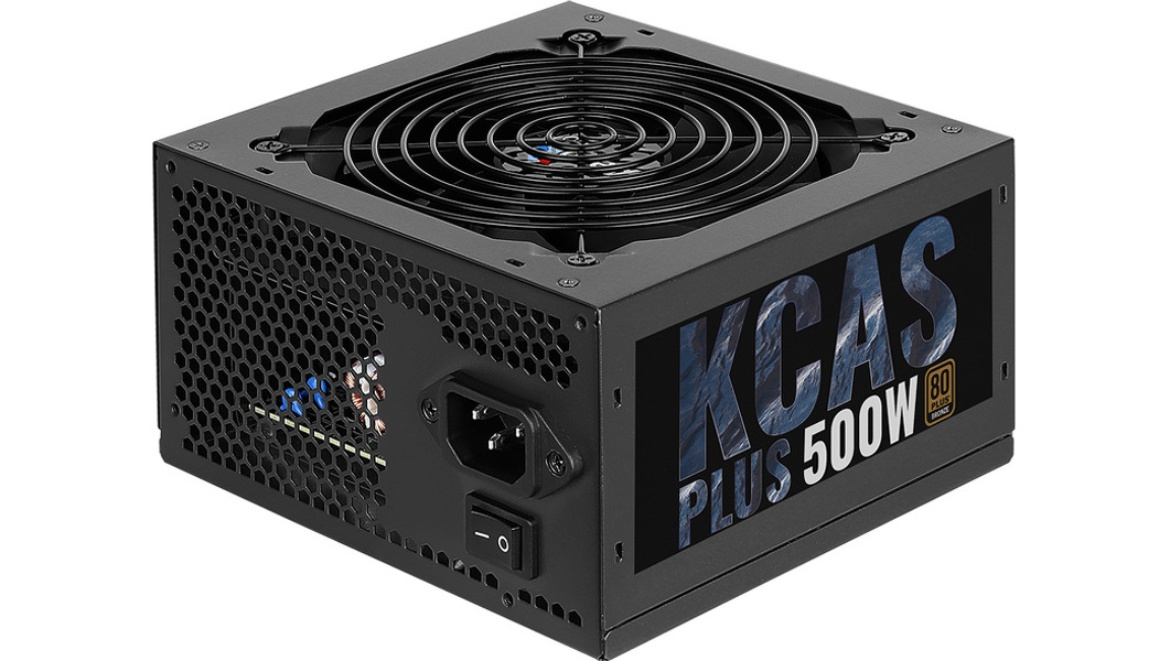 Zdjęcie produktu: Zasilacz Aerocool KCAS-500Plus 80Plus Bronze DC-DC 500W Zdjęcie produktu: Zasilacz Aerocool KCAS-500Plus 80Plus Bronze DC-DC 500W