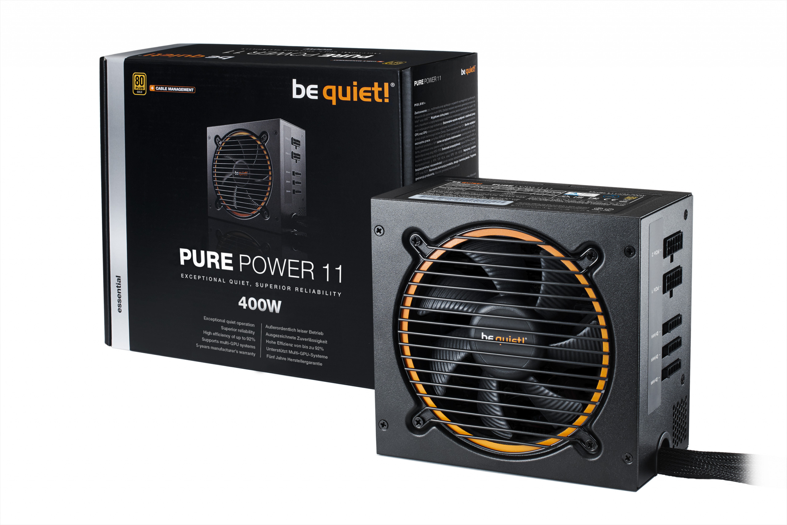 Zasilacz be quiet! Pure Power 11 400W CM Zasilacz be quiet! Pure Power 11 400W CM