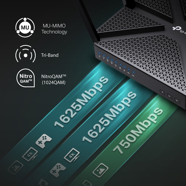 Zdjęcie produktu: TP-Link Archer C4000 Gigabit router 4xLAN USB 3.0 Zdjęcie produktu: TP-Link Archer C4000 Gigabit router 4xLAN USB 3.0