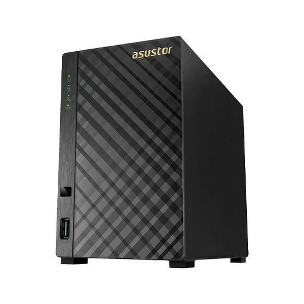 Zdjęcie produktu: Serwer plików Asustor AS1002T V2 2-bay, SATA 6G, 1.6GHz dual-core, 512MB RAM, 1xGbE LAN, 2x USB 3.0