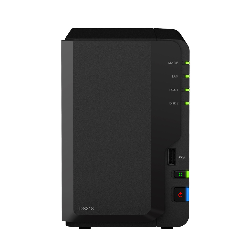 Serwer plików Synology DS218 2-bay, SATA 6G, Serwer plików Synology DS218 2-bay, SATA 6G,