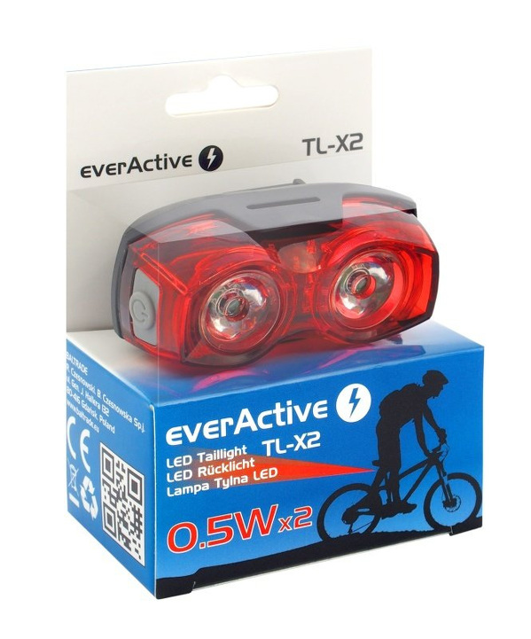 Zdjęcie produktu: everActive tylna lampa rowerowa TL-X2