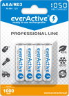 everActive R03/AAA 1050mAh Professional line - opak. 4 akumulatorki - blister (EVHRL03-1050)