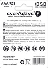 Miniatura zdjęcia: everActive R03/AAA 1050mAh 4 szt. EVHRL03-10