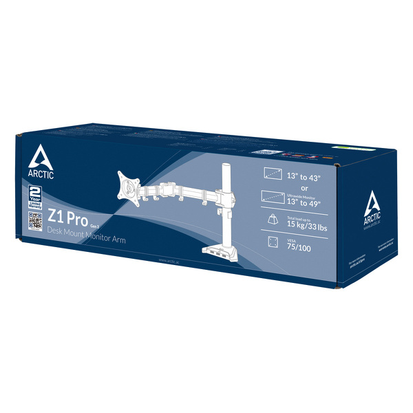 Zdjęcie produktu: Arctic Z1 Pro Gen 3 stojak pod monitor Zdjęcie produktu: Arctic Z1 Pro Gen 3 stojak pod monitor