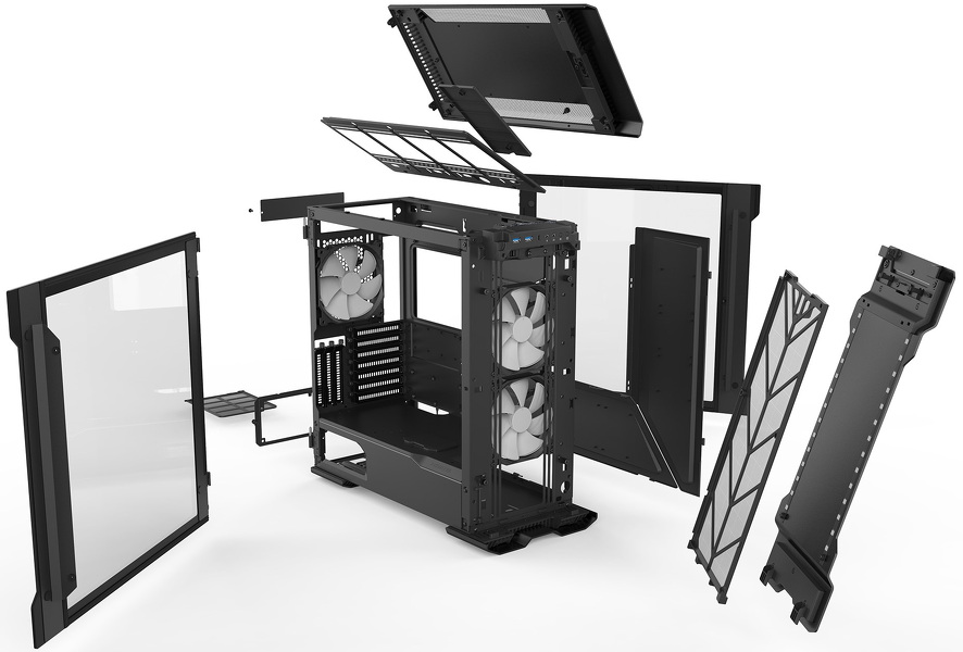 Zdjęcie produktu: Obudowa Phanteks Enthoo Evolv X ARGB, Hartowane szkło, czarna PH-ES518XTG_DBK01 Zdjęcie produktu: Obudowa Phanteks Enthoo Evolv X ARGB, Hartowane szkło, czarna PH-ES518XTG_DBK01