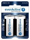 everActive 2 x baterie alkaliczne everActive Pro LR20 / D (blister)
