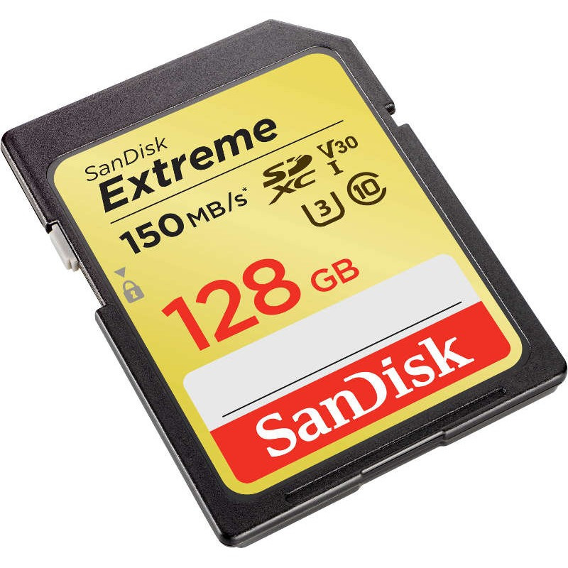 Karta SanDisk Extreme SDXC 128GB 150/70 MB/s V30 UHS-I U3 (SDSDXV5-128G-GNCIN)