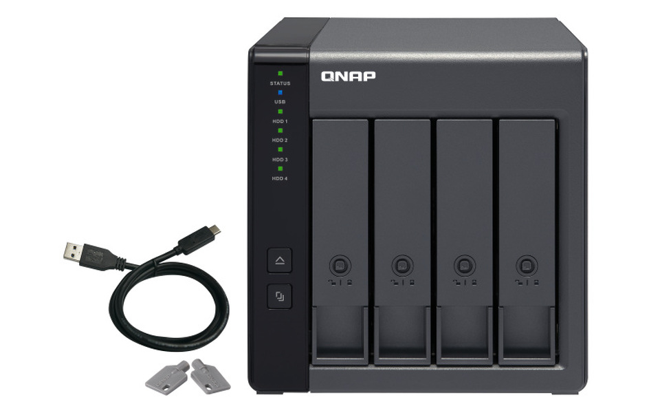 Zdjęcie produktu: QNAP TR-004 4-wnękowa obudowa rozszerzająca RAID z USB