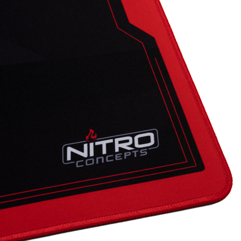 Nitro Concepts Deskmat DM9, 900x400mm - czarno-czerwony