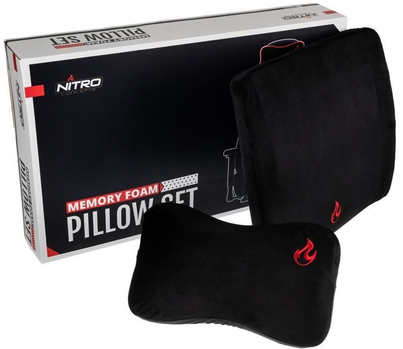 Nitro Concepts Memory Foam czarno-czerwony
