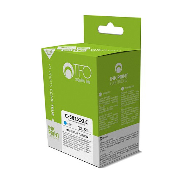 Zdjęcie produktu: Tusz TFO C-581XXLC Canon 581 (PGI581XXLC) Cyan 12,5ml