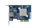 Miniatura zdjęcia: Qnap QXG-10G1T 1 x 10Gbase-T 10GbE network expansion card, PCIe Gen3 x4, Low-profile bracket pre-loaded, Low-profile flat and Full-height bracksts are bundled
