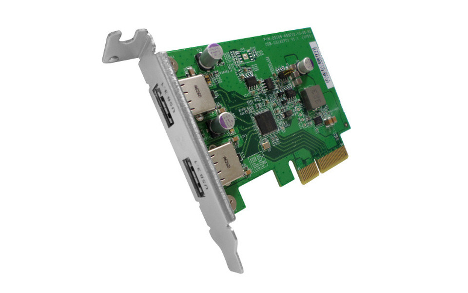 Zdjęcie produktu: QNAP USB-U31A2P01 2x USB 3.1 Type-A Gen 2 10Gbps PCIe card Zdjęcie produktu: QNAP USB-U31A2P01 2x USB 3.1 Type-A Gen 2 10Gbps PCIe card