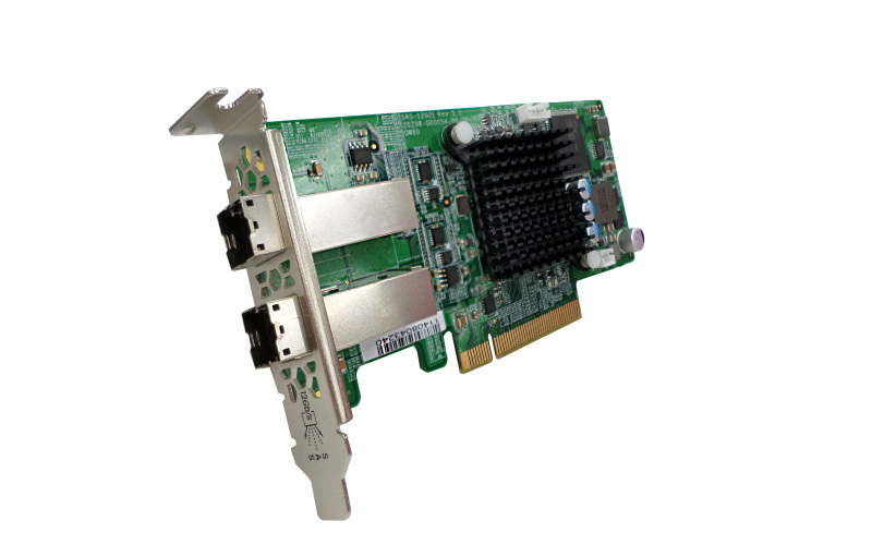 Qnap SAS-12G2E Dual-wide-port storage expansion card, SAS 12Gbps Qnap SAS-12G2E Dual-wide-port storage expansion card, SAS 12Gbps