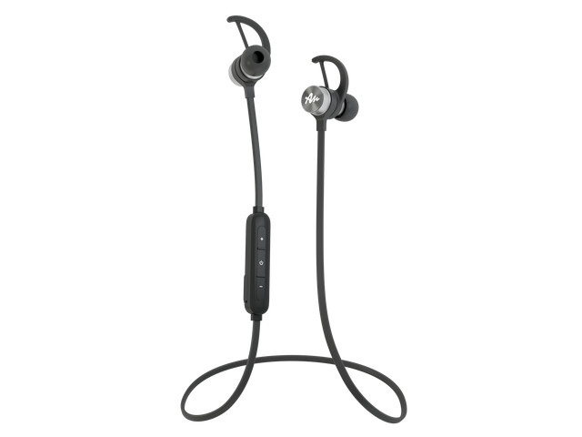 Słuchawki Audictus Adrenaline 2.0 Silver Bluetooth, czarno-srebrne, bezprzewodowe, APTX