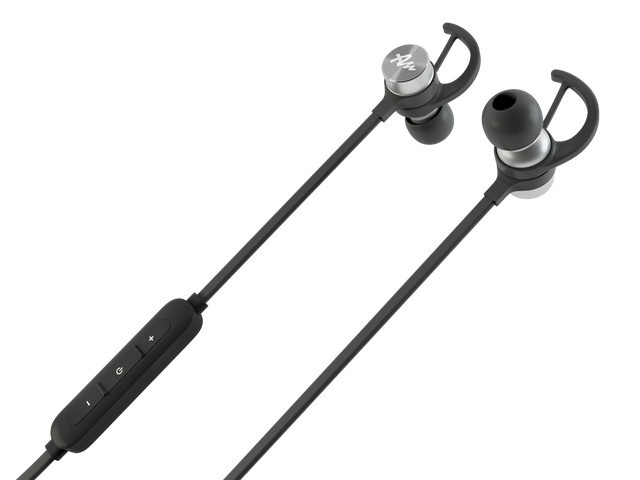 Słuchawki Audictus Adrenaline 2.0 Silver Bluetooth, czarno-srebrne, bezprzewodowe, APTX