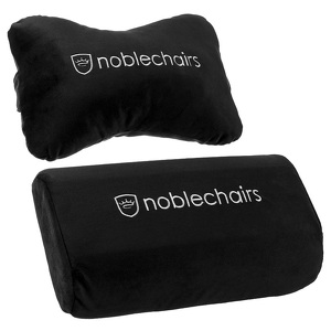 Miniatura produktu: noblechairs zestaw poduszek do foteli EPIC / ICON / HERO, czarno-biały