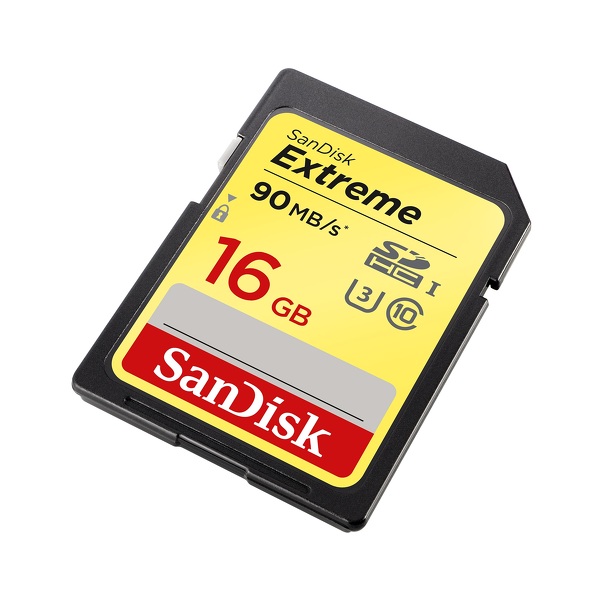 Zdjęcie produktu: Karta SanDisk Extreme SDHC 16GB 90/40 MB/s UHS-I U3 (SDSDXNE-016G-GNCIN)